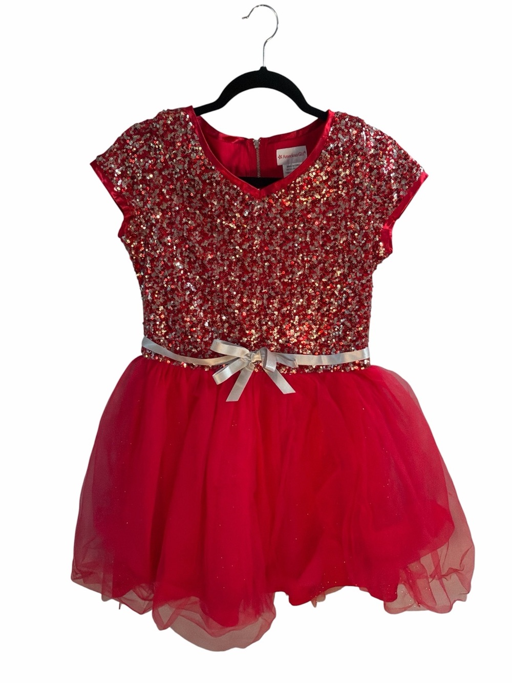 American Girl Red Sequin Party Dress‎ Size 16